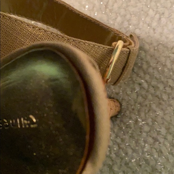 Chinese Laundry Gold & Cork Gladiator Platforms - Picture 7 of 8